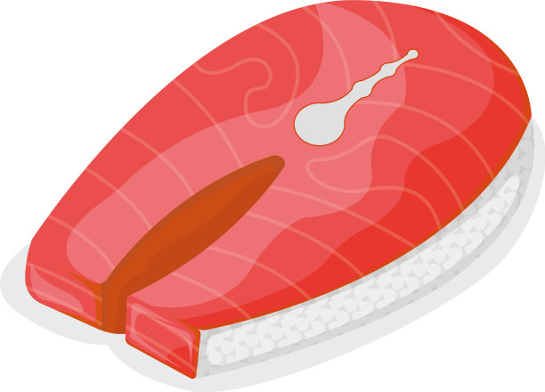 切片鱼、金枪鱼、鲑鱼、鲜鲦鱼排图片下载