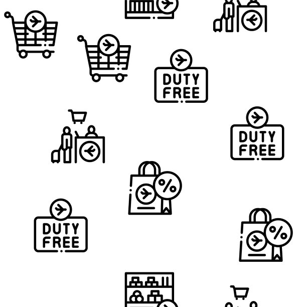 免税店店无缝模式图片下载