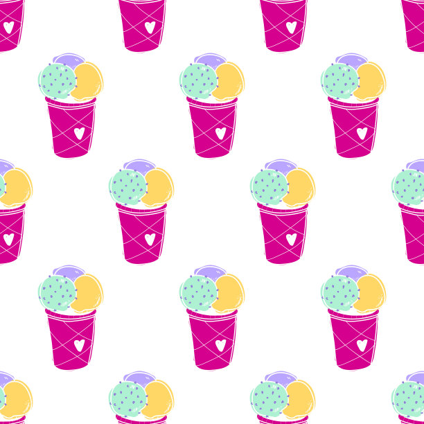 冰淇淋模式Colored-04图片下载