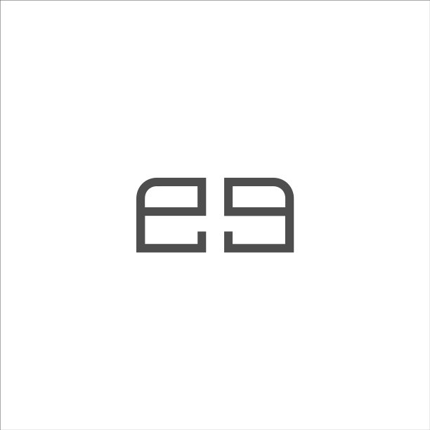 字母E或E标志设计模板图片下载