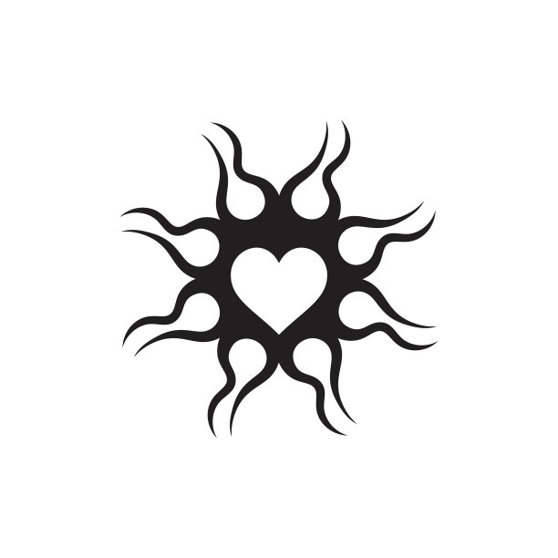 爱垃圾摇滚设计标志图片下载