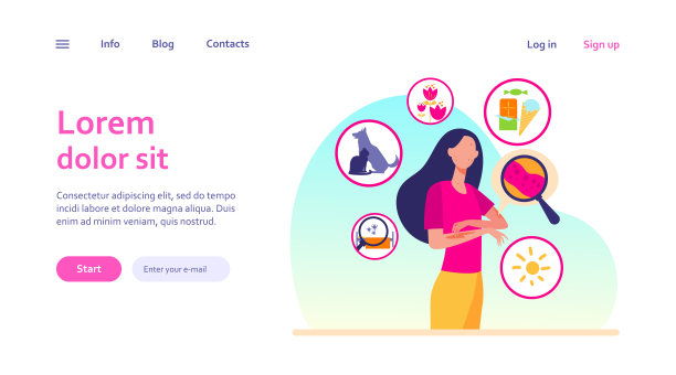 不知名的伤心女人遭受过敏图片下载