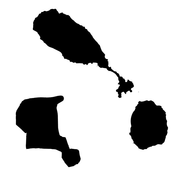 把圣基茨，尼维斯和巴斯特隔离开来图片下载