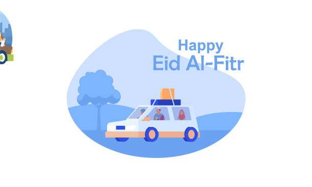 一个穆斯林家庭开车回家图片下载