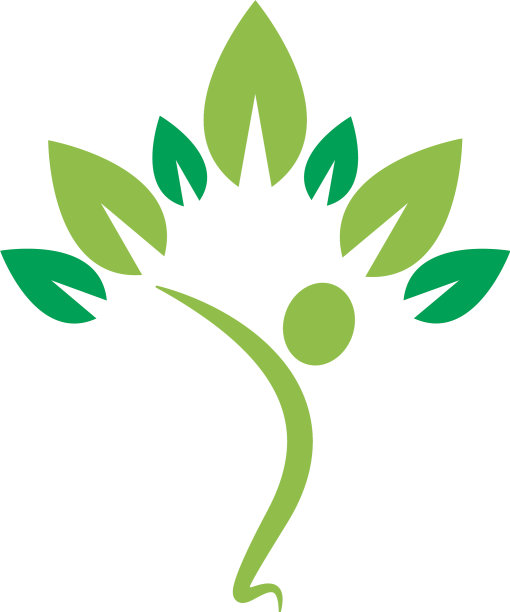 绿叶标志图标社区设计关怀图片下载