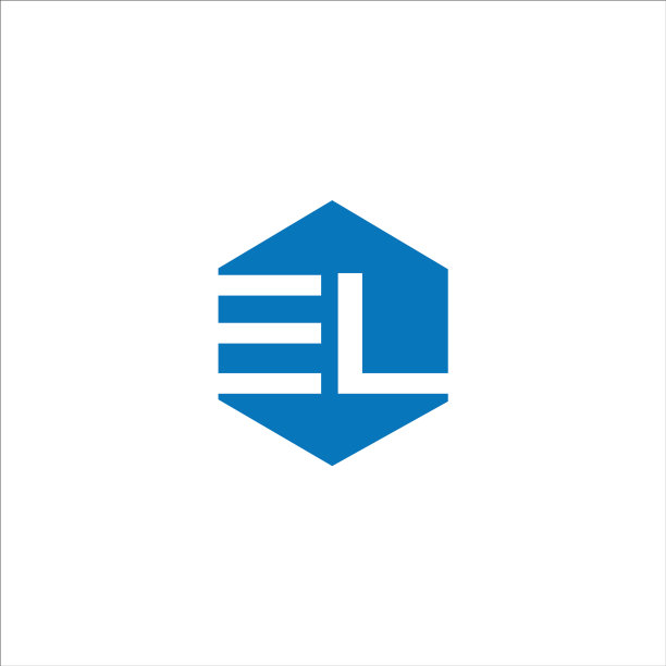 字母EL或LE徽标设计模板图片下载