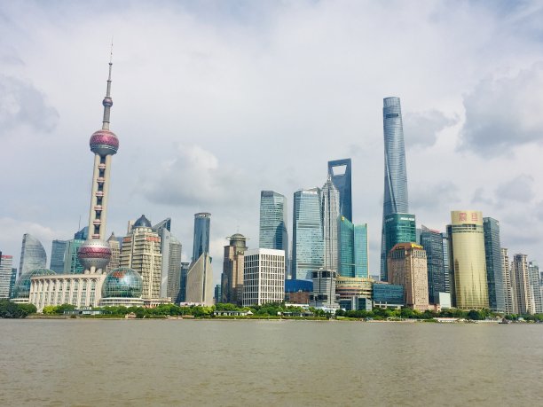 上海的天际线图片下载