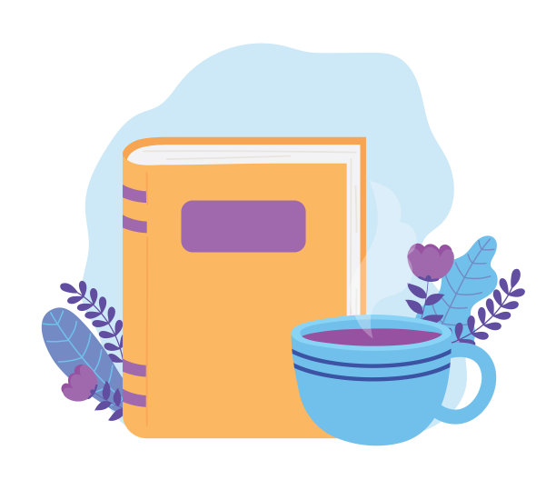 看书，咖啡杯，漫画，休息时间图片下载