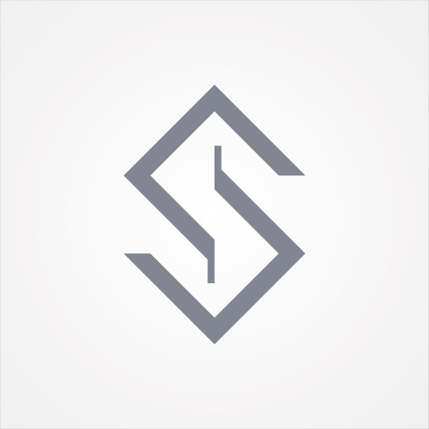 设计字母S的方形风格图片下载