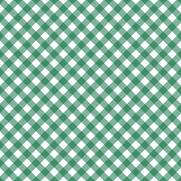 绿白色斜长方格布图片下载
