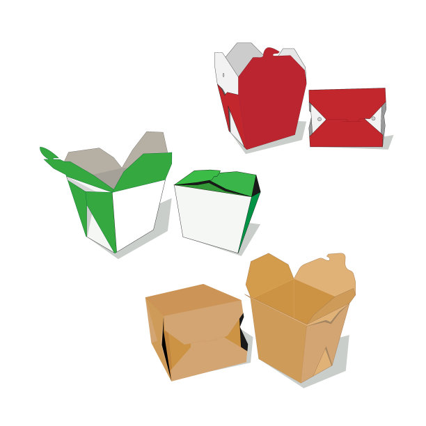 纸食品箱图片下载