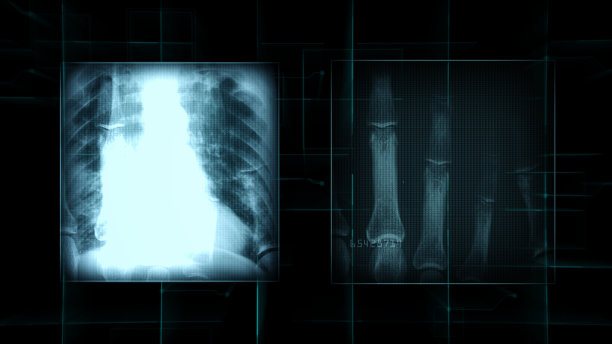 人体数字效果扫描。图片下载