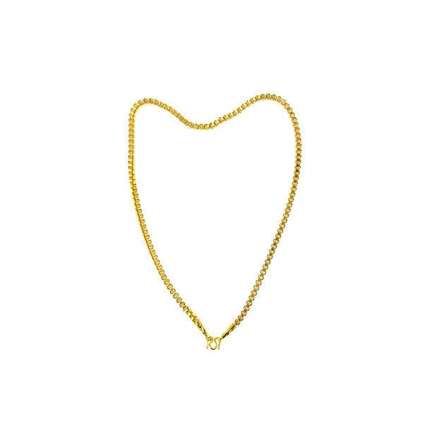 金项链孤立的白色背景图片下载