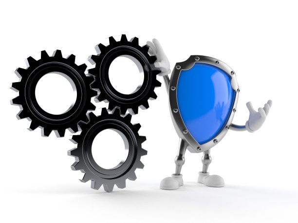 带有齿轮的防护屏蔽特性图片下载