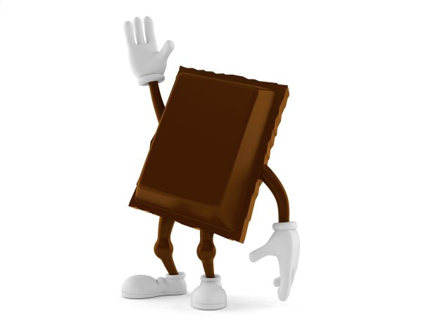 巧克力人物举手图片下载