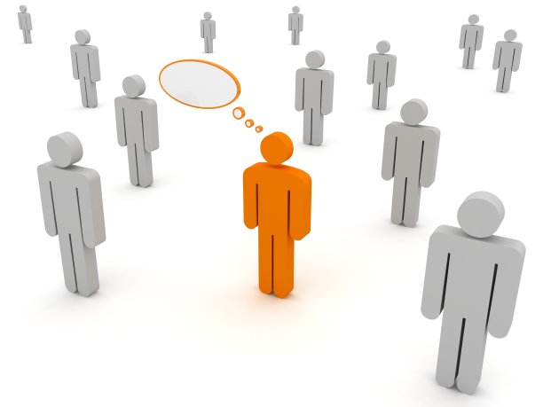 社交媒体上人们交流信息讲话泡泡图片下载