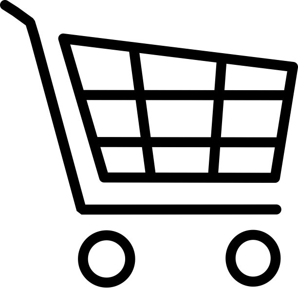 购物车图标孤立的白色背景。矢量插图。图片下载