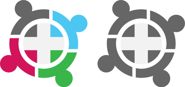 社区护理医院护理诊所护理标志图标图片下载