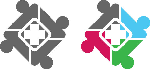 社区护理医院护理诊所护理标志图标图片下载