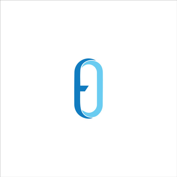 EO或OE字母标志设计模板图片下载