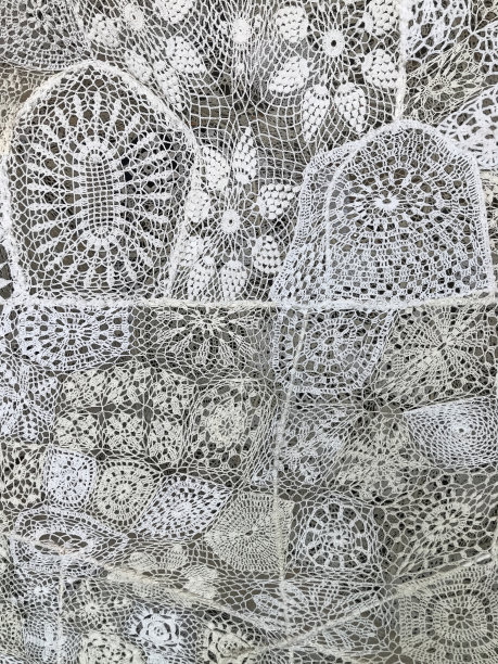 各种美丽的钩针图案。图片下载