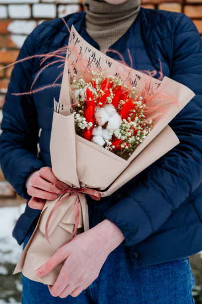 一束包装干花图片下载