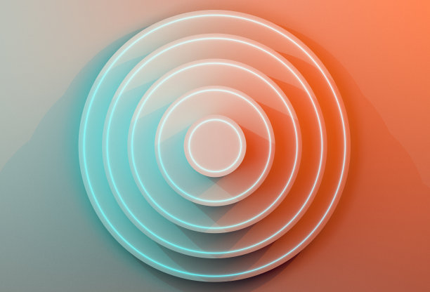 充满活力的抽象背景圆形形状图片下载