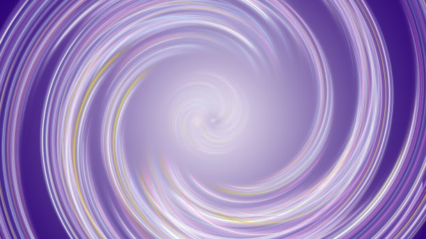 三维插图的紫色水twister，漩涡，圆圈。图片下载