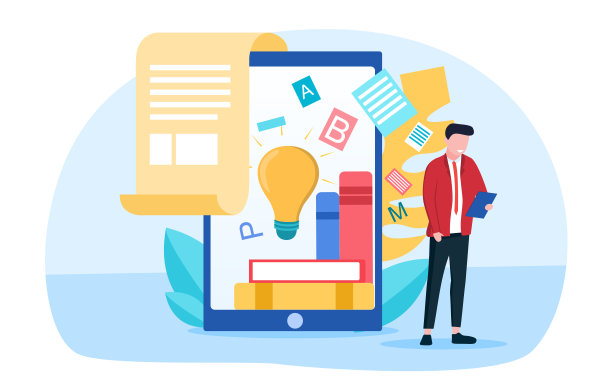 电子书和数字书店的概念。图片下载