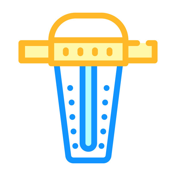 水滤镜工具颜色图标矢量插图图片下载