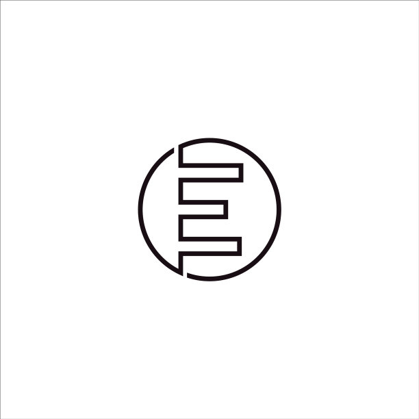 EO或OE字母标志设计模板图片下载