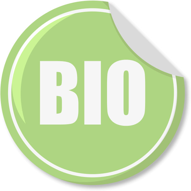 绿色曲线贴纸，生物标志图片下载