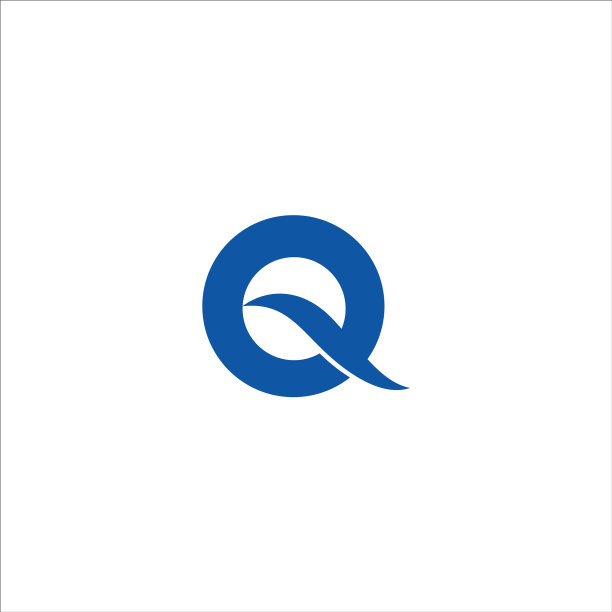首字母EQ或QE标志设计模板图片下载