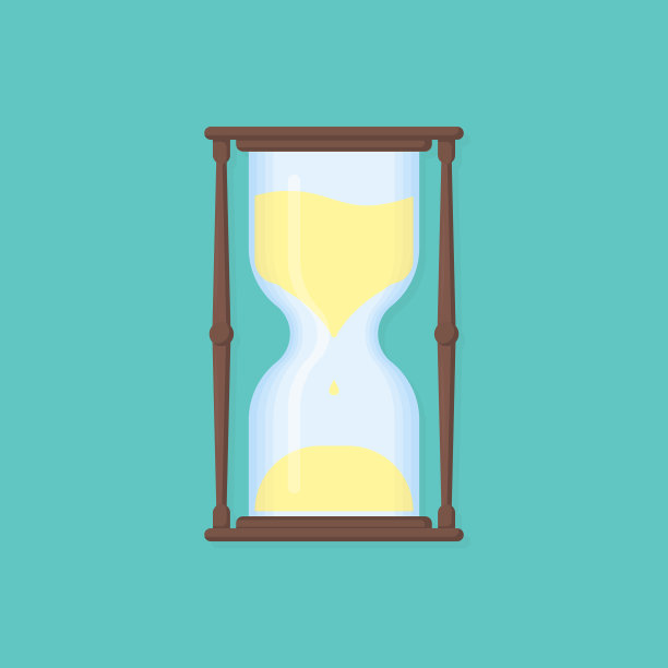 带有阴影的老式沙漏图片下载