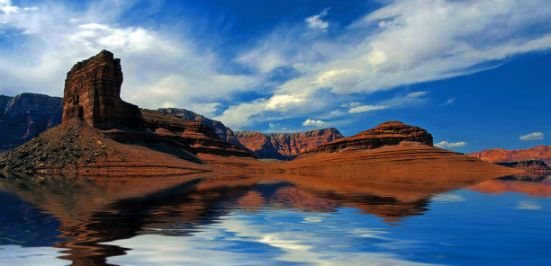 沙漠里的水图片下载