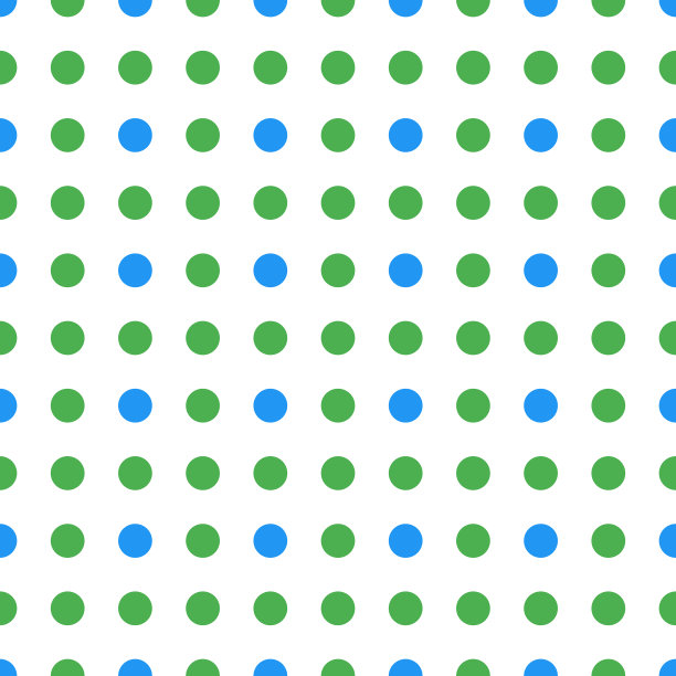 圆形或圆点图案蓝色和绿色图片下载