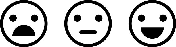 表情符号的反应孤立图标集合表情符号图片下载