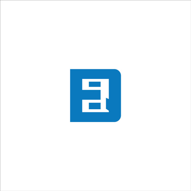 首字母EQ或QE标志设计模板图片下载
