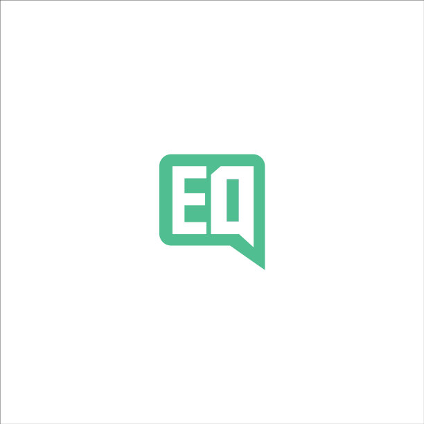 首字母EQ或QE标志设计模板图片下载