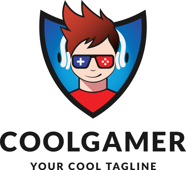 很酷的视频玩家标识设计图片下载