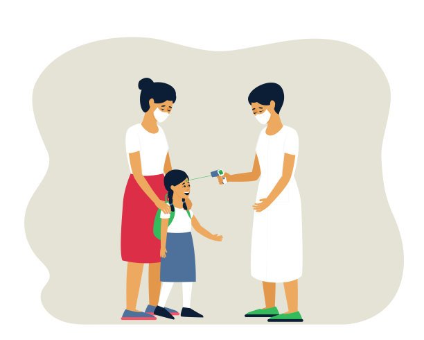 为了让孩子参加上课，你需要测量温度图片下载