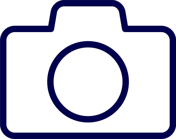 相机图标在时尚的扁平风格图片下载