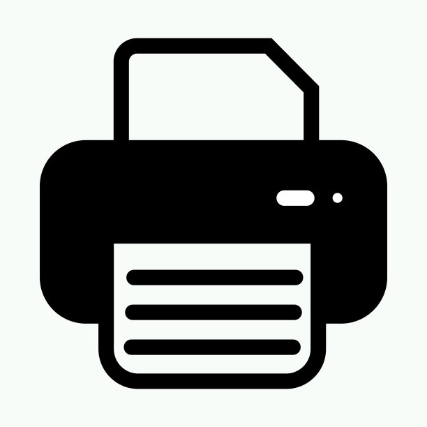 打印机图标与像素完美。图片下载