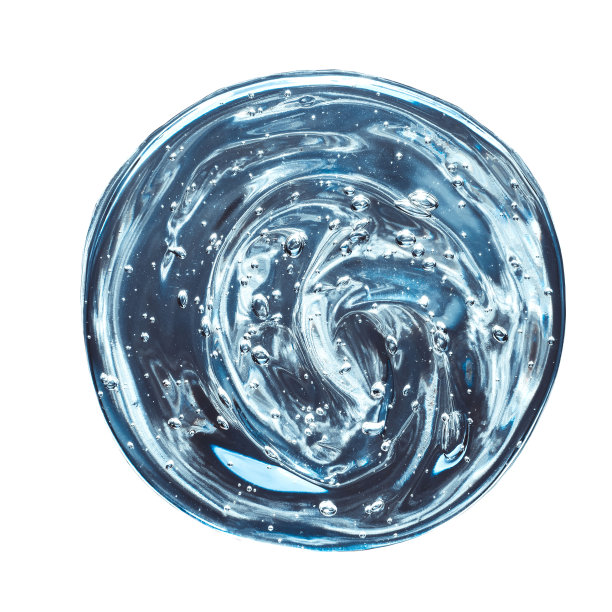 化妆面膜、膏霜、透明液体凝胶质感的血清微泡图片下载