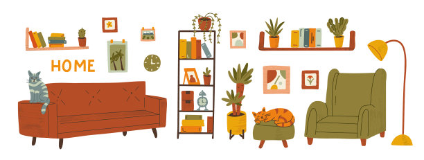 呆在家里的概念图片下载