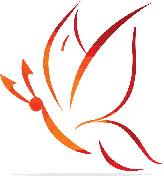 蝴蝶标志设计图片下载