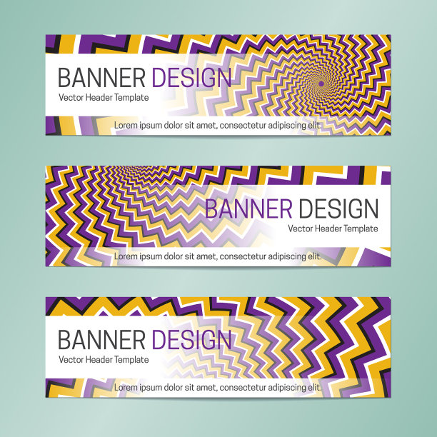 网页横幅设计上的光学错觉背景图片下载