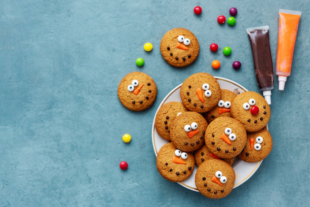 装饰圣诞雪人饼干图片下载