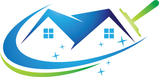 房屋清洁和保洁服务标志图片下载