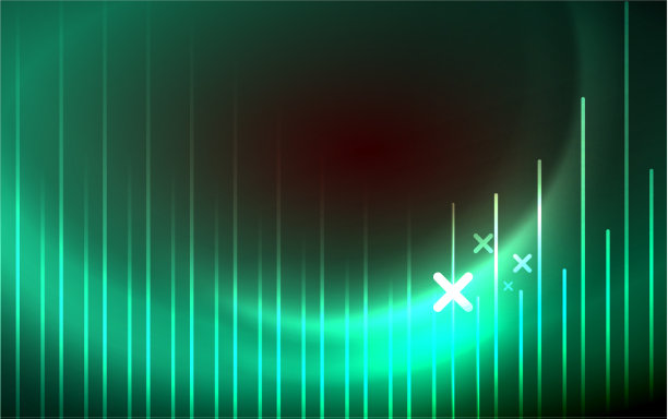 抽象背景-霓虹线设计图片下载